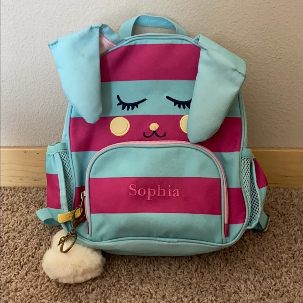 Pottery Barn pre-Kindergarten backpack.